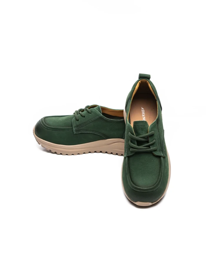 Pantofi Casual Dama din piele naturala 53661 GREEN | ADVANCER