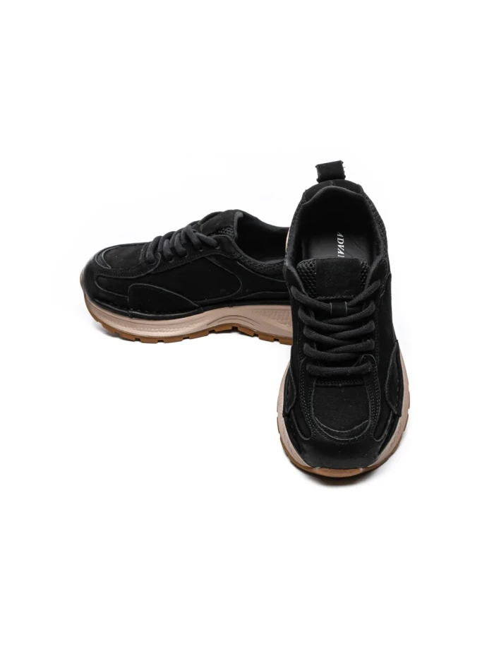 Pantofi Sport Dama din piele naturala A10018 BLACK | ADVANCER
