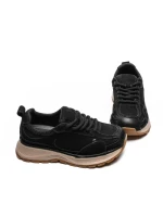 Pantofi Sport Dama din piele naturala A10018 BLACK | ADVANCER
