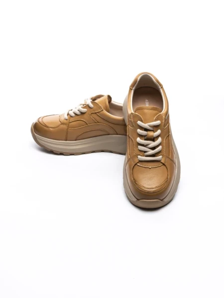 Pantofi Sport Dama din piele naturala S5353 YELLOW | ADVANCER