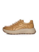 Pantofi Sport Dama din piele naturala S5353 YELLOW | ADVANCER