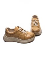 Pantofi Sport Dama din piele naturala S5353 YELLOW | ADVANCER