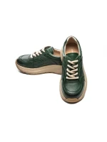 Pantofi Sport Dama din piele naturala S5353 GREEN | ADVANCER