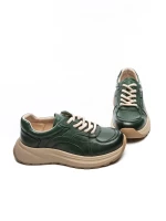 Pantofi Sport Dama din piele naturala S5353 GREEN | ADVANCER