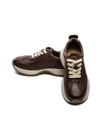 Pantofi Sport Dama din piele naturala 3708-1 BROWN | ADVANCER