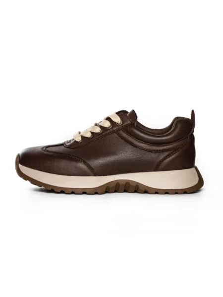 Pantofi Sport Dama din piele naturala 3708-1 BROWN | ADVANCER