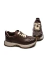 Pantofi Sport Dama din piele naturala 3708-1 BROWN | ADVANCER