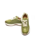 Pantofi Sport Dama din piele naturala 3708-1 GREEN | ADVANCER