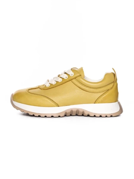 Pantofi Sport Dama din piele naturala 3708-1 YELLOW | ADVANCER