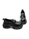 Pantofi Casual Dama din piele naturala 10821 BLACK | ADVANCER