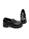 Pantofi Casual Dama din piele naturala 25N88 BLACK | ADVANCER