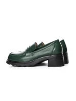 Pantofi Casual Dama din piele naturala 25N88 GREEN | ADVANCER