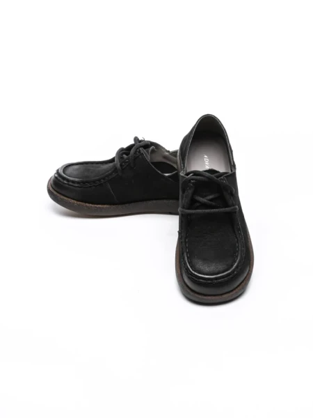 Pantofi Casual Dama din piele naturala 3852 BLACK | ADVANCER
