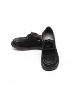 Pantofi Casual Dama din piele naturala 3852 BLACK | ADVANCER