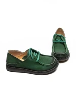 Pantofi Casual Dama din piele naturala 3852 GREEN | ADVANCER