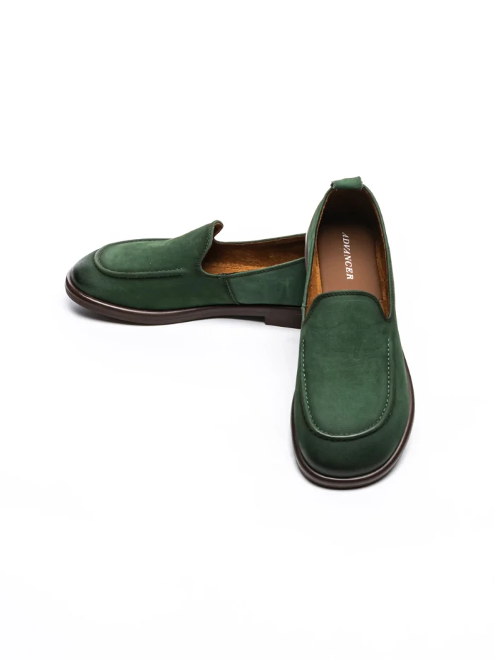 Pantofi Casual Dama din piele naturala 6150 GREEN | ADVANCER