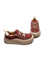 Pantofi Sport Dama din piele naturala 77006 RED | ADVANCER