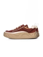 Pantofi Sport Dama din piele naturala 77006 RED | ADVANCER