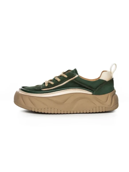 Pantofi Sport Dama din piele naturala 77006 GREEN | ADVANCER