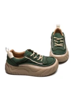 Pantofi Sport Dama din piele naturala 77006 GREEN | ADVANCER