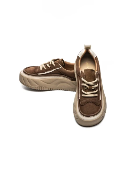 Pantofi Sport Dama din piele naturala 77006 COFFEE | ADVANCER