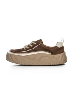 Pantofi Sport Dama din piele naturala 77006 COFFEE | ADVANCER