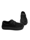 Pantofi Casual Dama din piele naturala 663-1 BLACK | ADVANCER