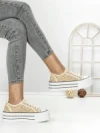 Tenisi Dama 806-4C BEIGE | RED JIN