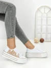 Tenisi Dama 810-4C WHITE-BEIGE | RED JIN