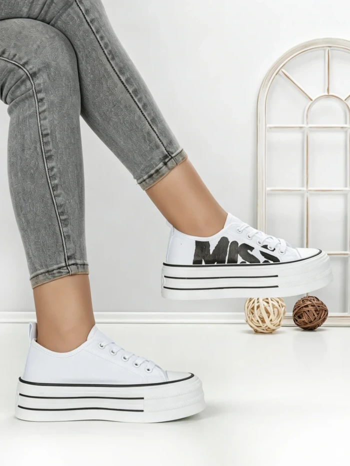 Tenisi Dama 810-4E WHITE-BLACK | RED JIN