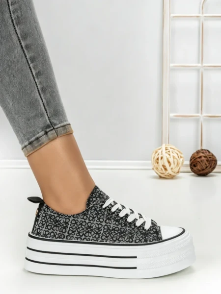 Tenisi Dama 804-4A BLACK | RED JIN