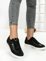 Sneakers Dama 817-4A BLACK | RED JIN