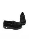 Pantofi Casual Dama din piele naturala 53671 BLACK | ADVANCER