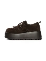 Pantofi Casual Dama din piele naturala 5005 BROWN | ADVANCER