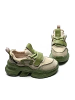 Pantofi Sport Dama din piele naturala HD37872 LIGHT GREEN | ADVANCER
