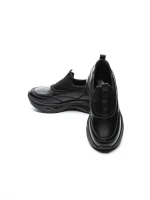 Pantofi Sport Dama din piele naturala 87838 BLACK | ADVANCER