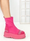 Ghete Dama cu Platforma 3AL78 PEACH | MEI