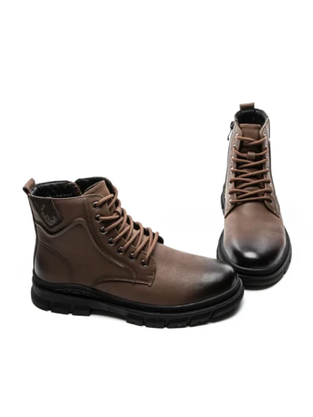 Ghete Barbati din piele naturala WM2901 BROWN | ADVANCER