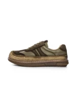 Pantofi Sport Dama din piele naturala 6022 KHAKI | ADVANCER