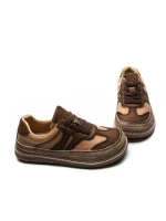 Pantofi Sport Dama din piele naturala 6022 BROWN | ADVANCER