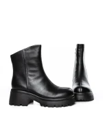 Ghete Dama din piele naturala 83125 BLACK | ADVANCER