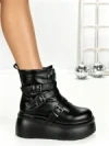 Ghete Dama cu Platforma 56WL13 BLACK | MEI
