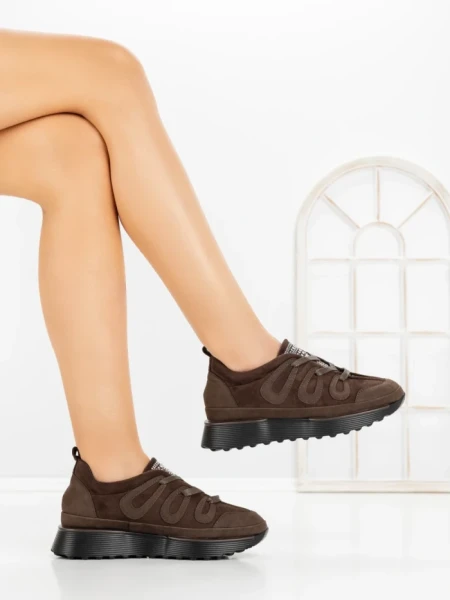 Sneakers Dama 5H71 BROWN | MEI