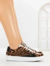 Sneakers Dama 6522 PEWTER-MAROON | CM