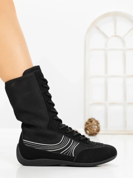 Ghete de primavara-toamna 6519 BLACK | CM