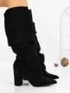Cizme Dama cu Toc 6XKK11 BLACK | MEI