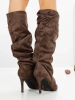 Cizme Dama cu Toc 6XKK9 BROWN | MEI