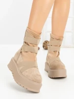 Ghete Dama cu Platforma 56WL1 APRICOT | MEI