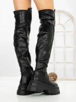 Cizme Dama cu Platforma 66WL32 BLACK | MEI