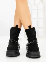 Ghete Dama cu Platforma 66WL33 BLACK | MEI